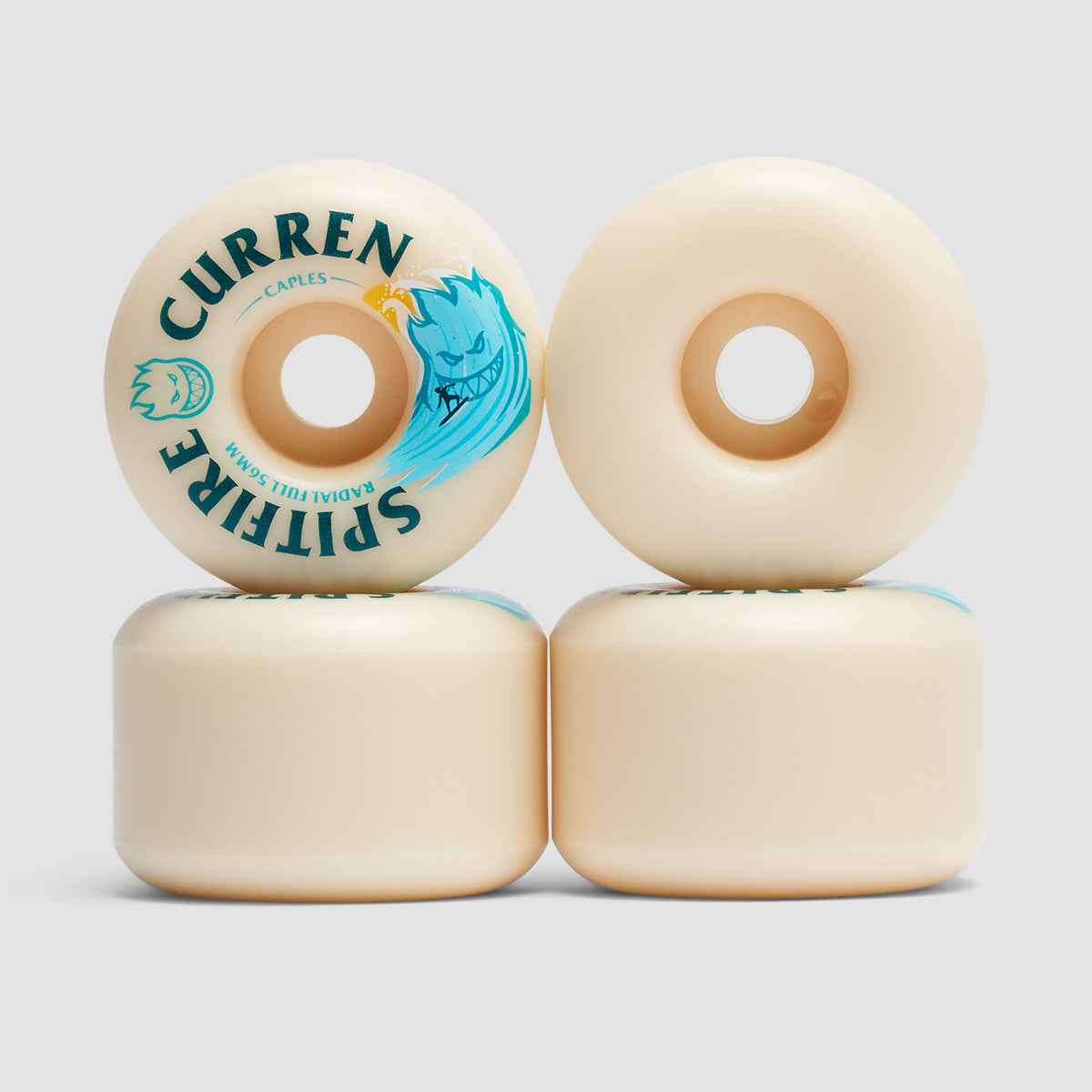 スケートボード Spitfire Formula Four 99 Duro Radial Spitfire Formula Four Radial 99DU Skateboard Wheels Natural