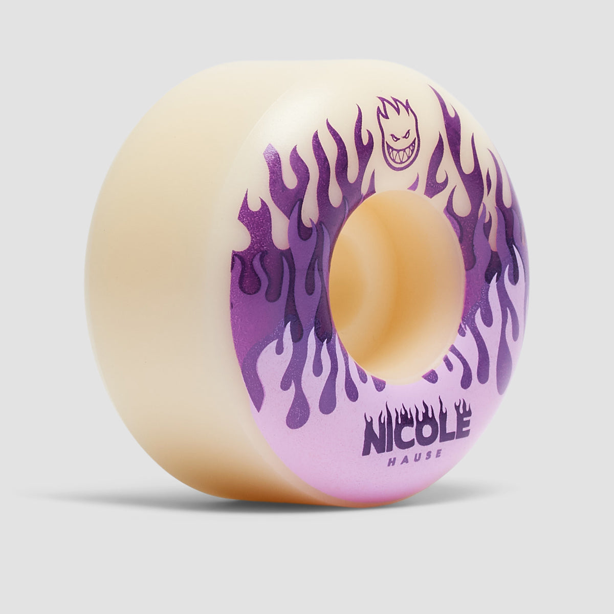 Spitfire Formula Four Nicole Kitted Radial 99DU Skateboard Wheels Natural 54mm