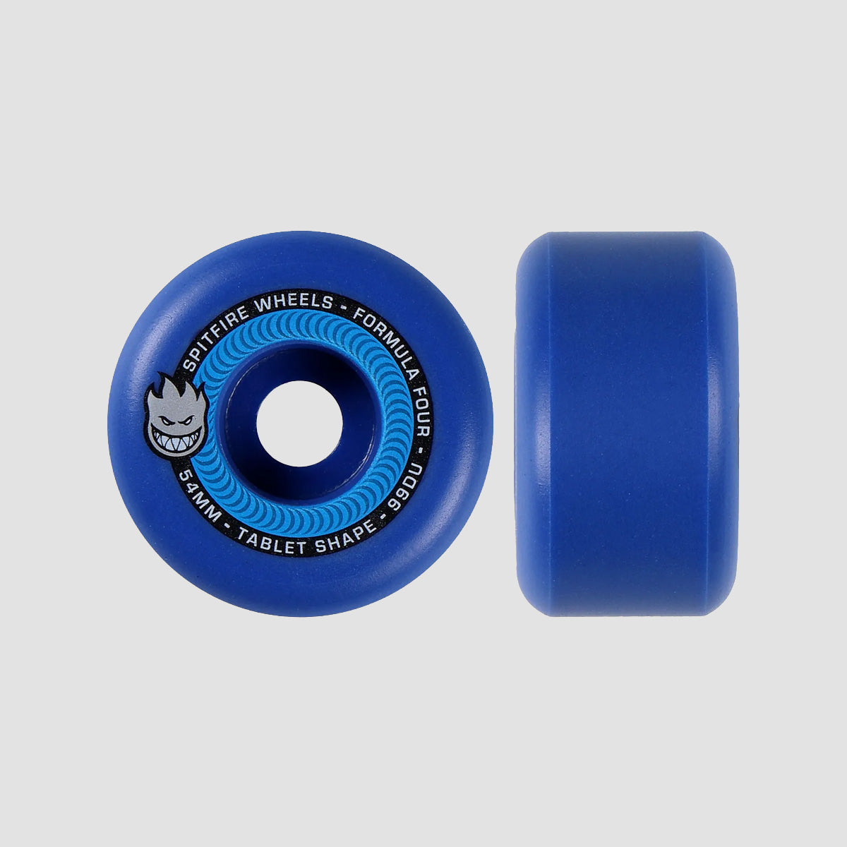 Spitfire Formula Four Tablet 99A Skateboard Wheels Ice Blue 54mm