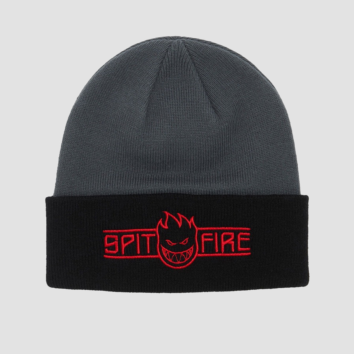 Spitfire LTB Arch Bighead Script Beanie Charcoal/Black
