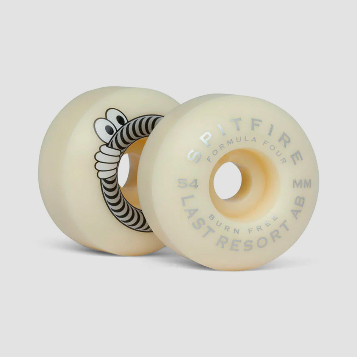 Spitfire X Last Resort AB Formula Four Classic 99DU Skateboard Wheels Natural/Grey 54mm