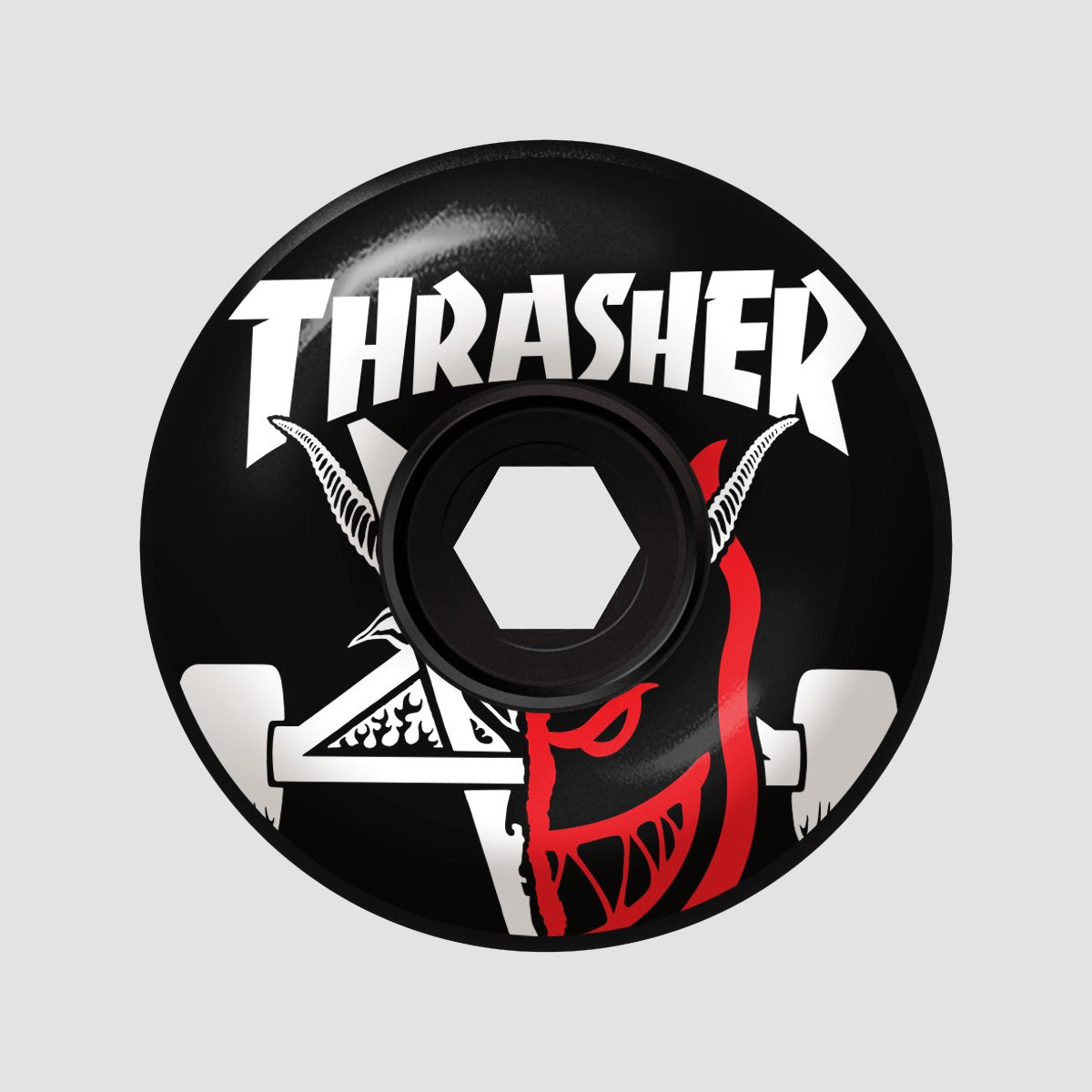 Spitfire X Thrasher Formula Four Thrash & Burn Classic Full 80HD Skateboard Wheels Black 56mm