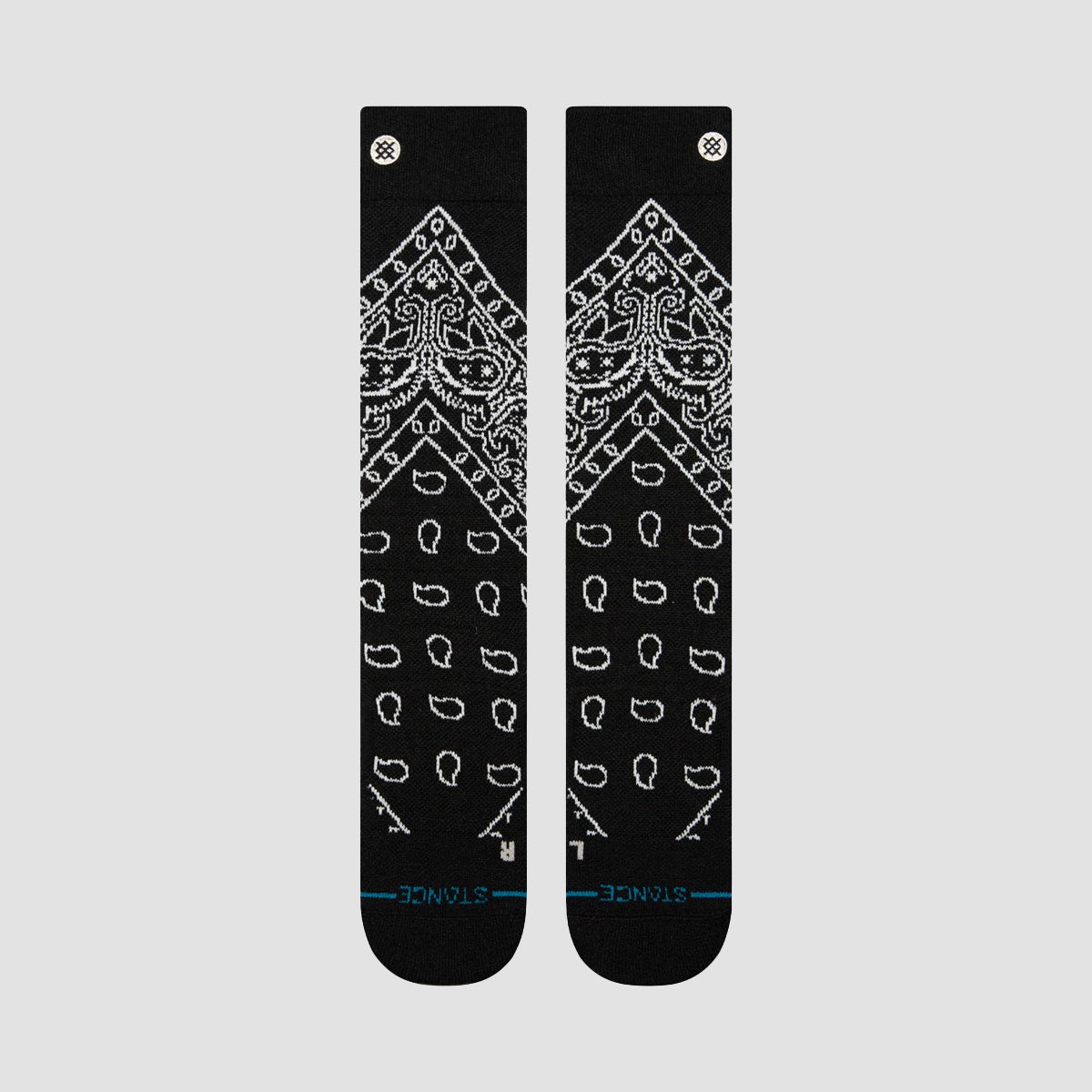 Stance Barrio Mid OTC Wool Snow Socks Black