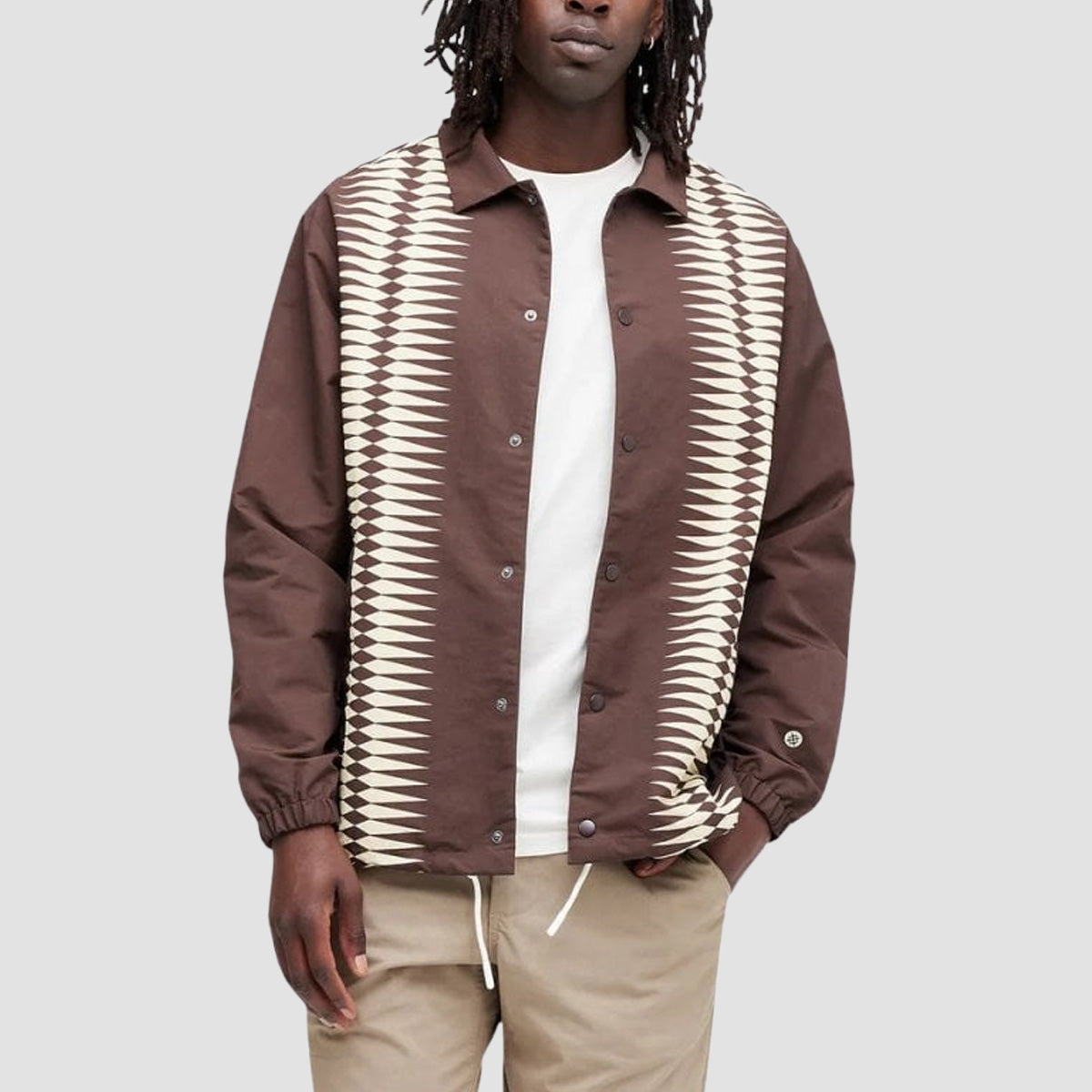 Stance Coaches Jacket Dark Brown