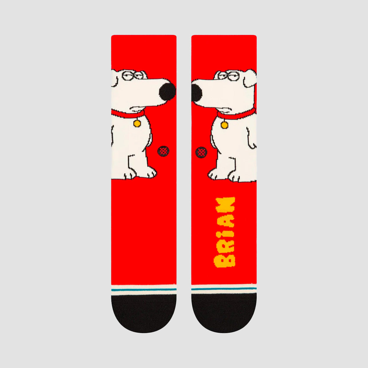 Stance Family Guy The Dog Crew Socks Red