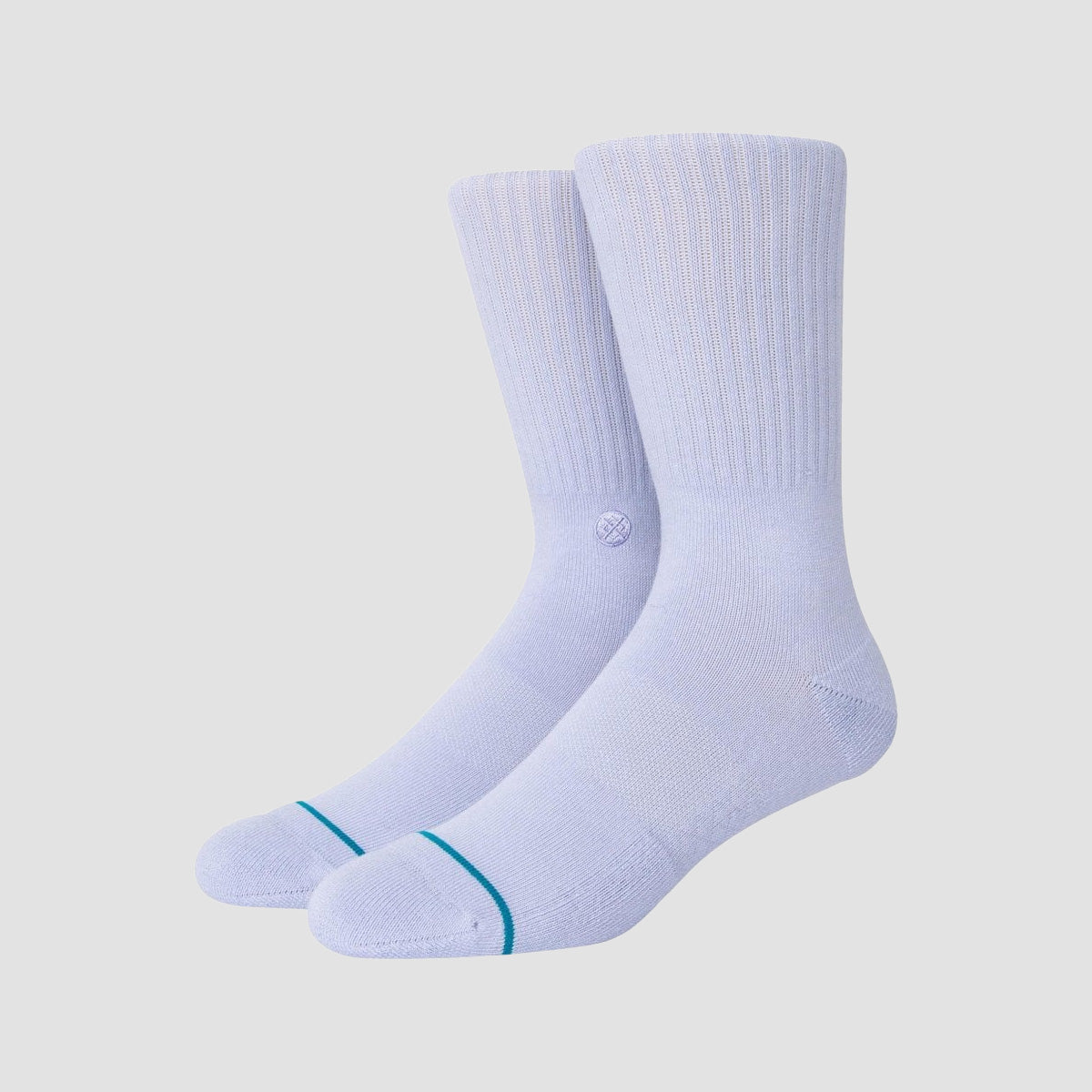 Stance Icon Crew Socks Lilac Ice