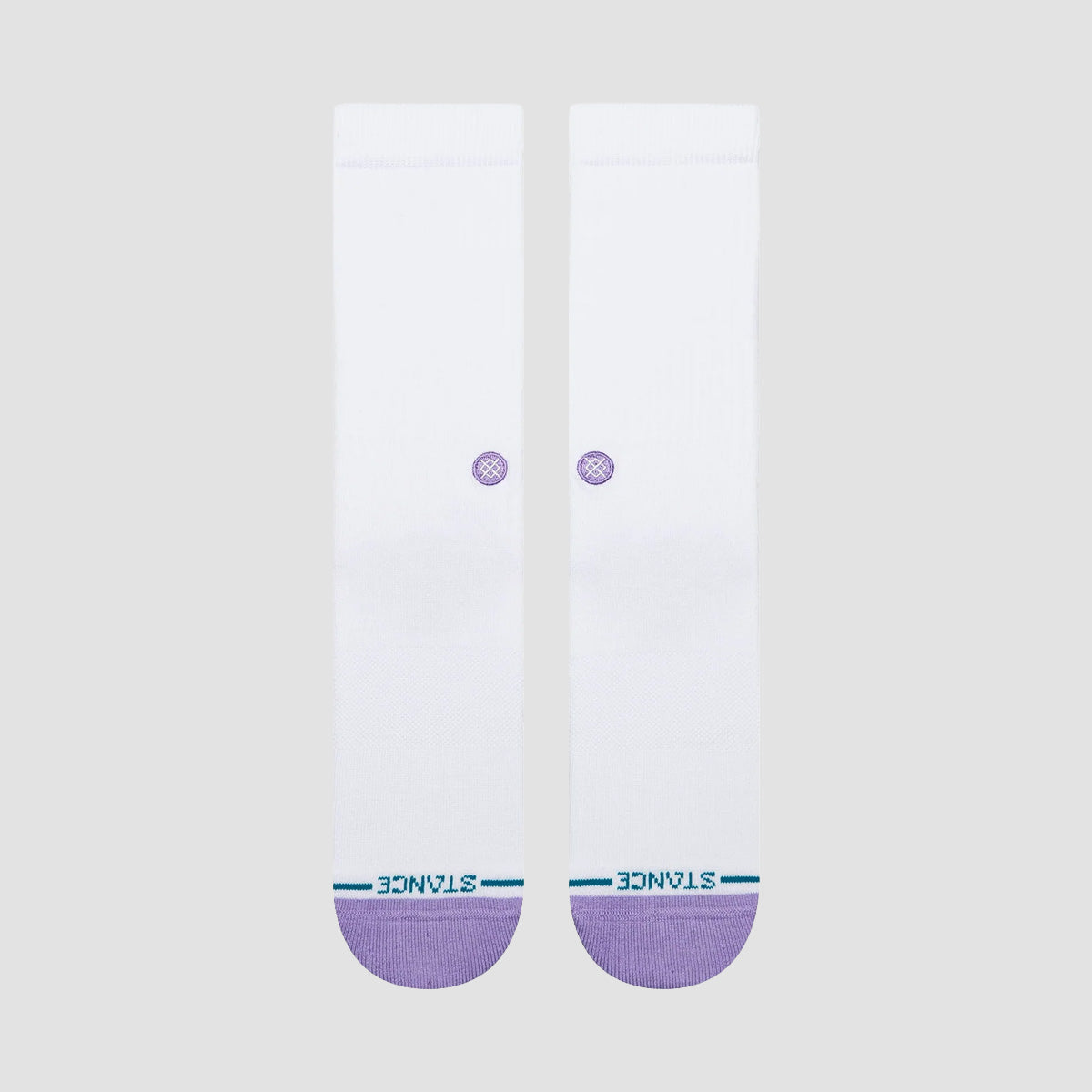 Stance Icon Dot Crew Socks Purple