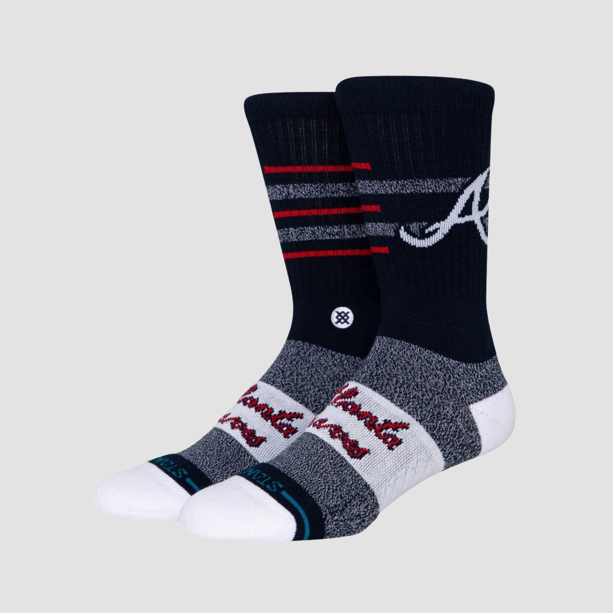 Stance MLB Atlanta Braves Closer Crew Socks Navy