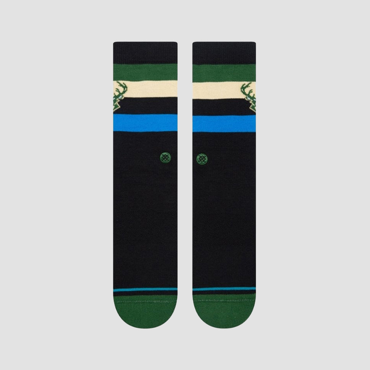 Stance NBA Milwaukee Bucks ST Crew Socks Dark Green