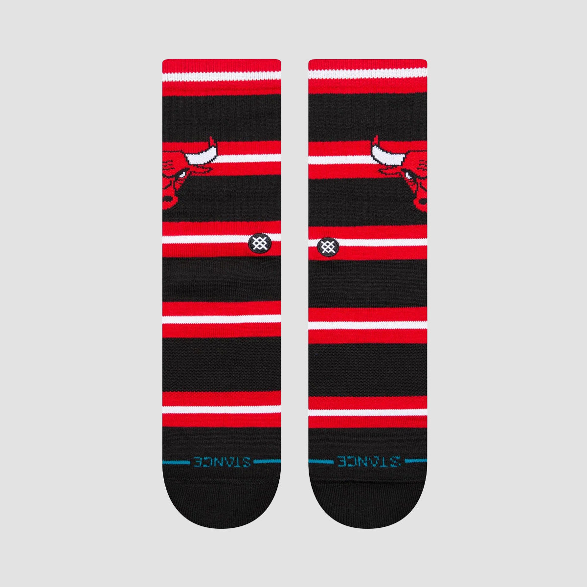 Stance NBA Prep Chicago Bulls Crew Socks Black
