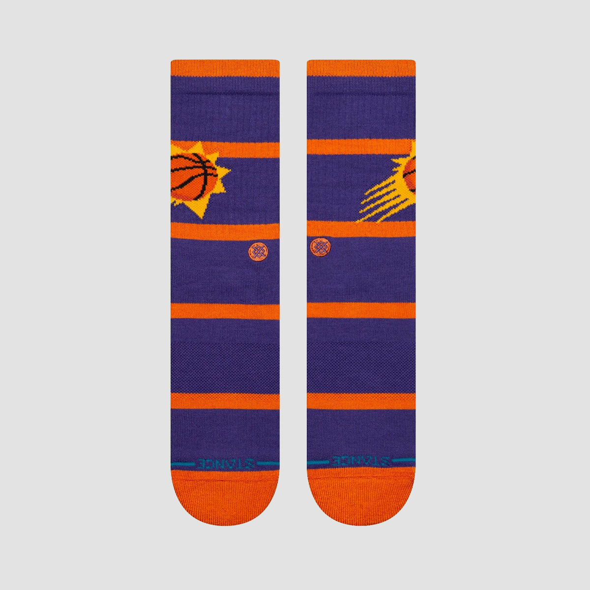 Stance NBA Prep Phoenix Suns Crew Socks Purple