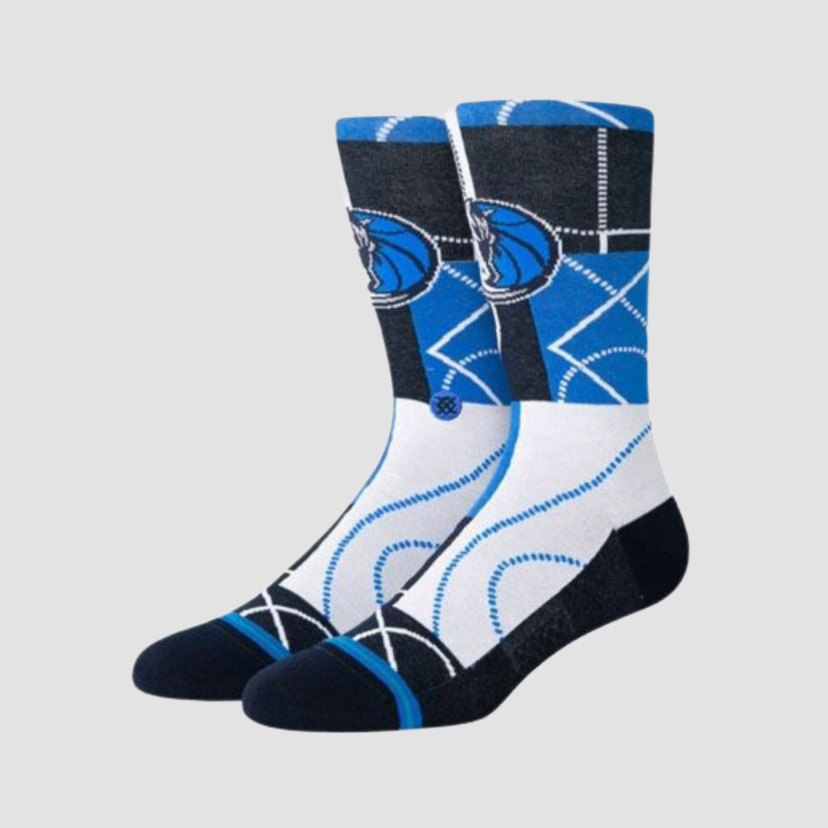 Stance NBA Zone Dallas Mavericks Crew Socks Navy