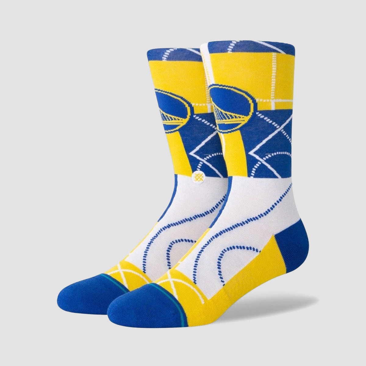 Stance NBA Zone Golden State Warriors Crew Socks Royal