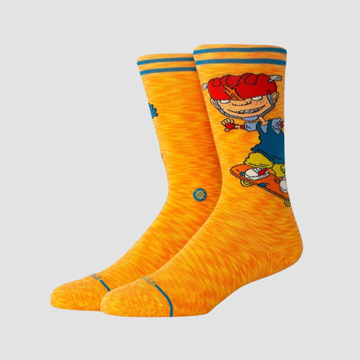 Stance Rocket Power Sam And Twister Crew Socks Orange