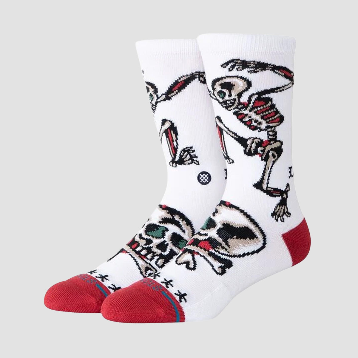 Stance Skeleton Crew Socks White