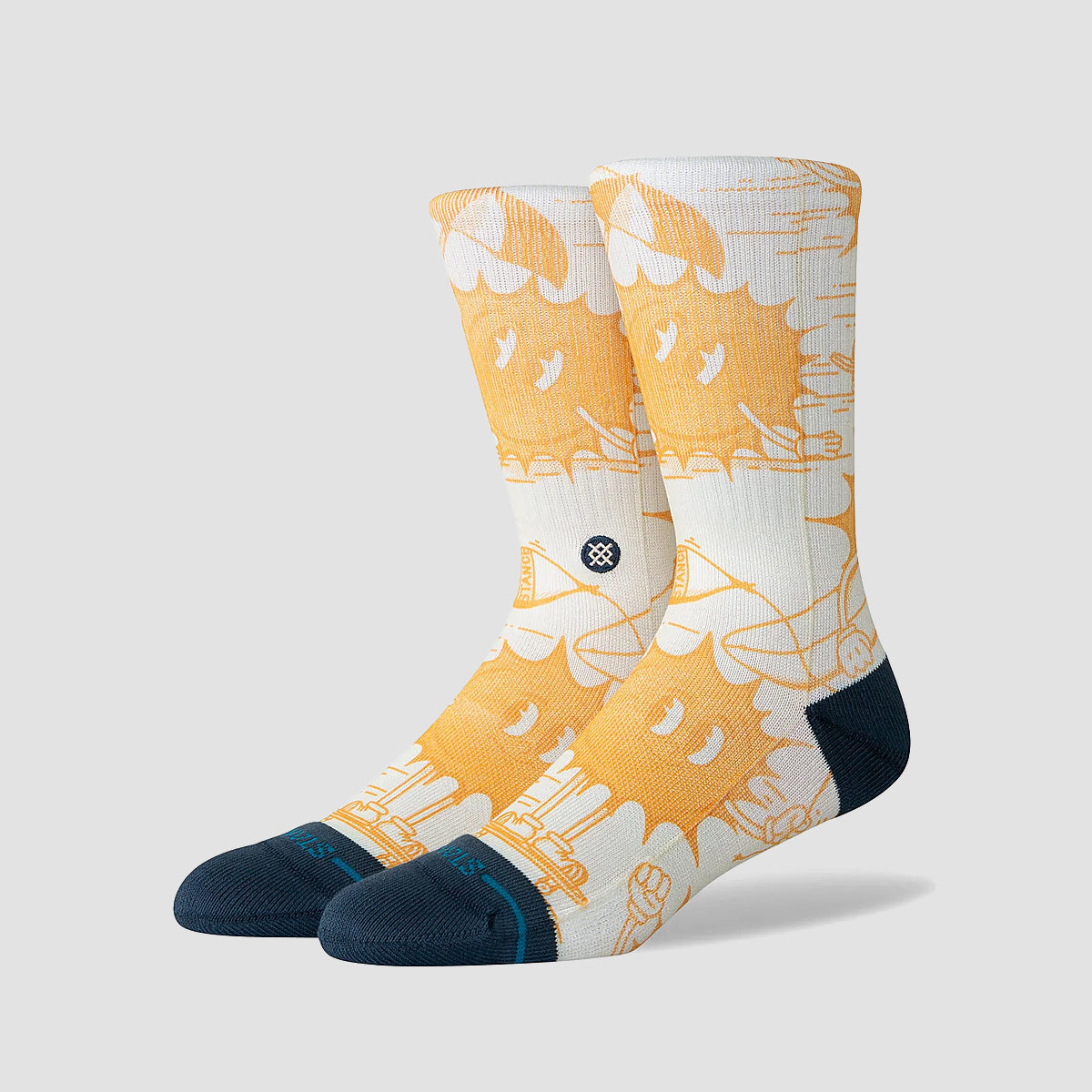 Stance Sonnys Crew Socks Yellow