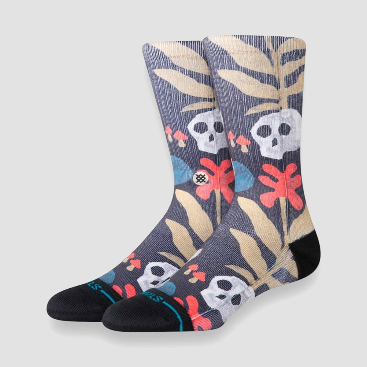 Stance Tropiskull Crew Socks Black