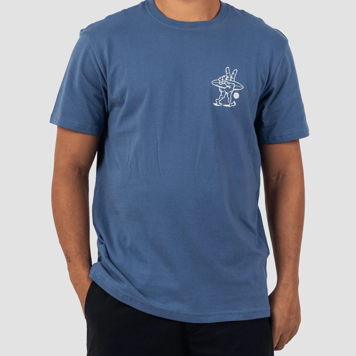 Stance Vacation T-Shirt Sea Blue