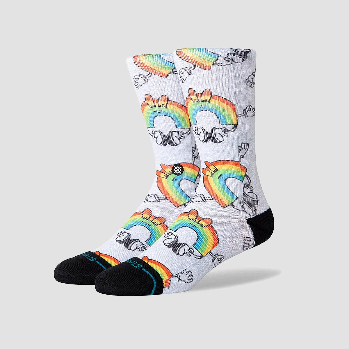 Stance Vibeon Crew Socks Rainbow
