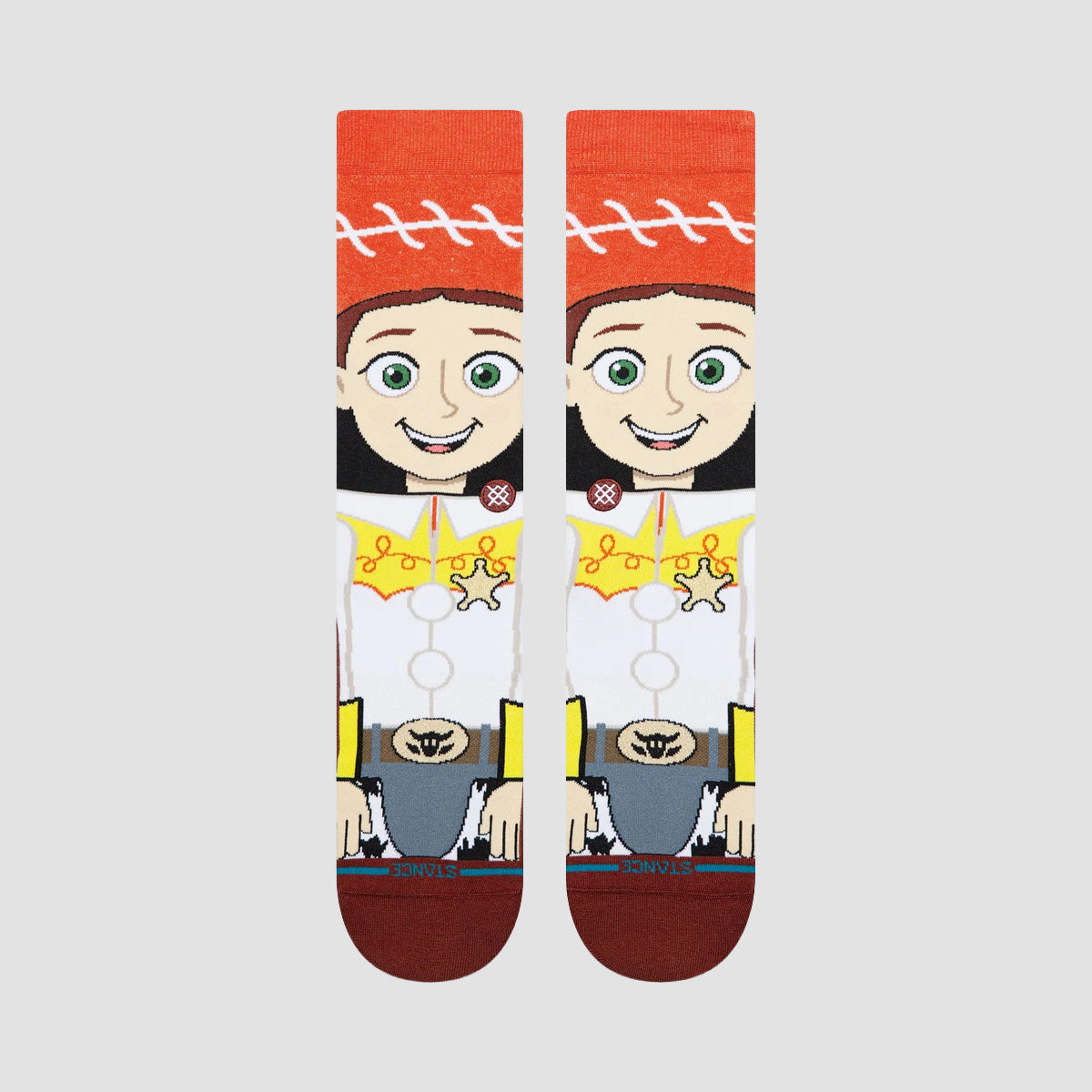 Stance X Toy Story Jessie Crew Socks Red