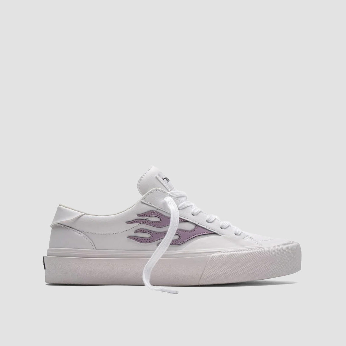 STRAYE Logan Shoes - Flame White/Lavender Leather