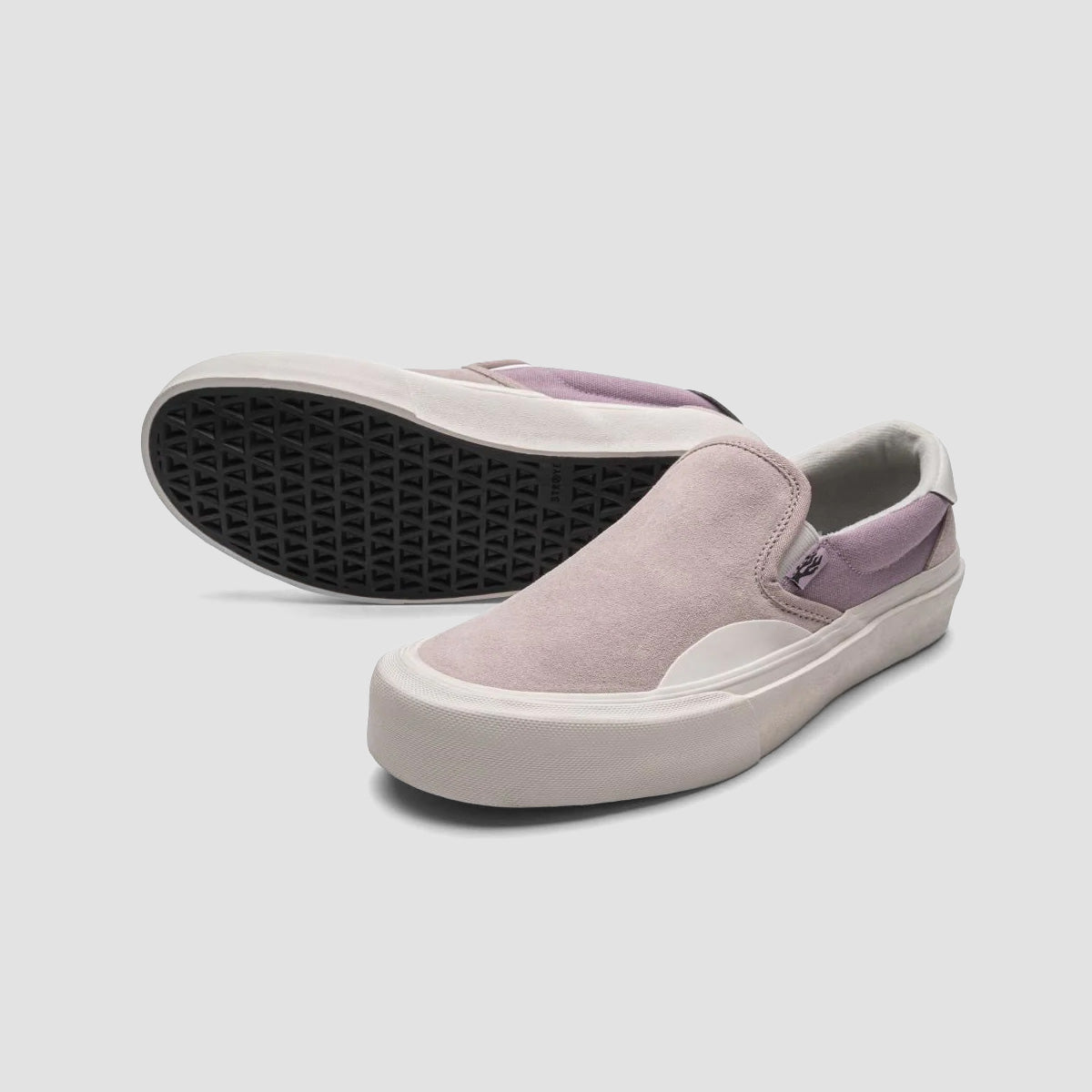 STRAYE Ventura XR Slip On Shoes - Blush Lavender/Cream Suede