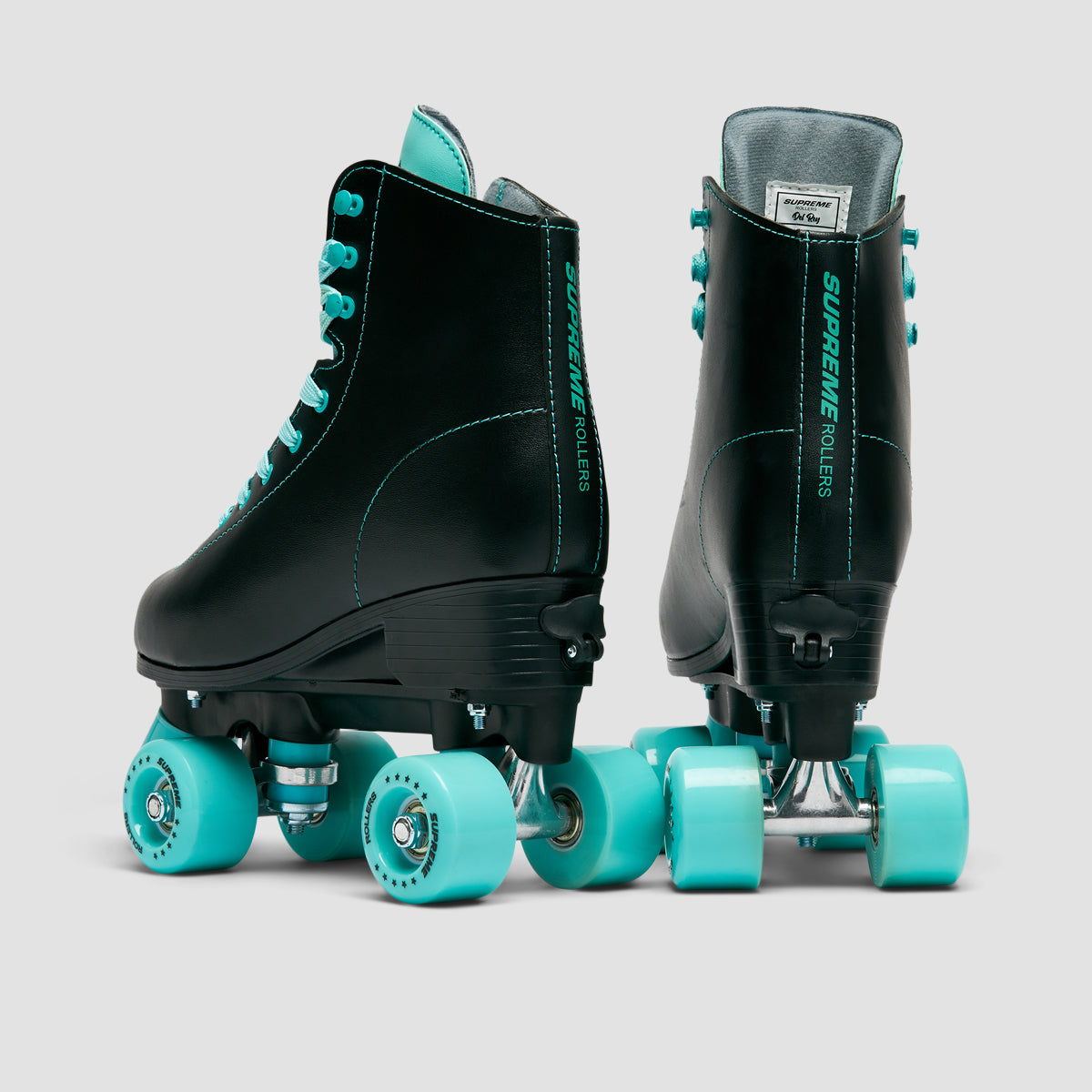 Supreme Rollers Del Rey Adjustable Quad Skates Black