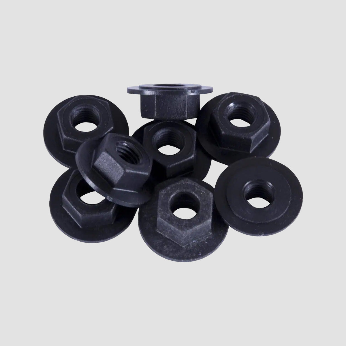 Sure Grip Zero Nylon Axle Nuts x8 Black