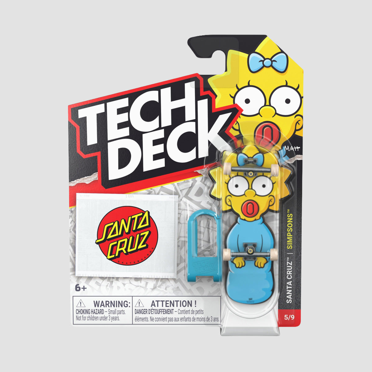 Tech Deck 96mm Entertainment Series (M04) Fingerboard - Santa Cruz The Simpsons 5/9