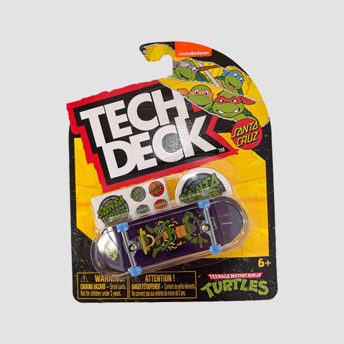 Tech Deck 96mm (M52) Fingerboard - Random Santa Cruz X TMNT