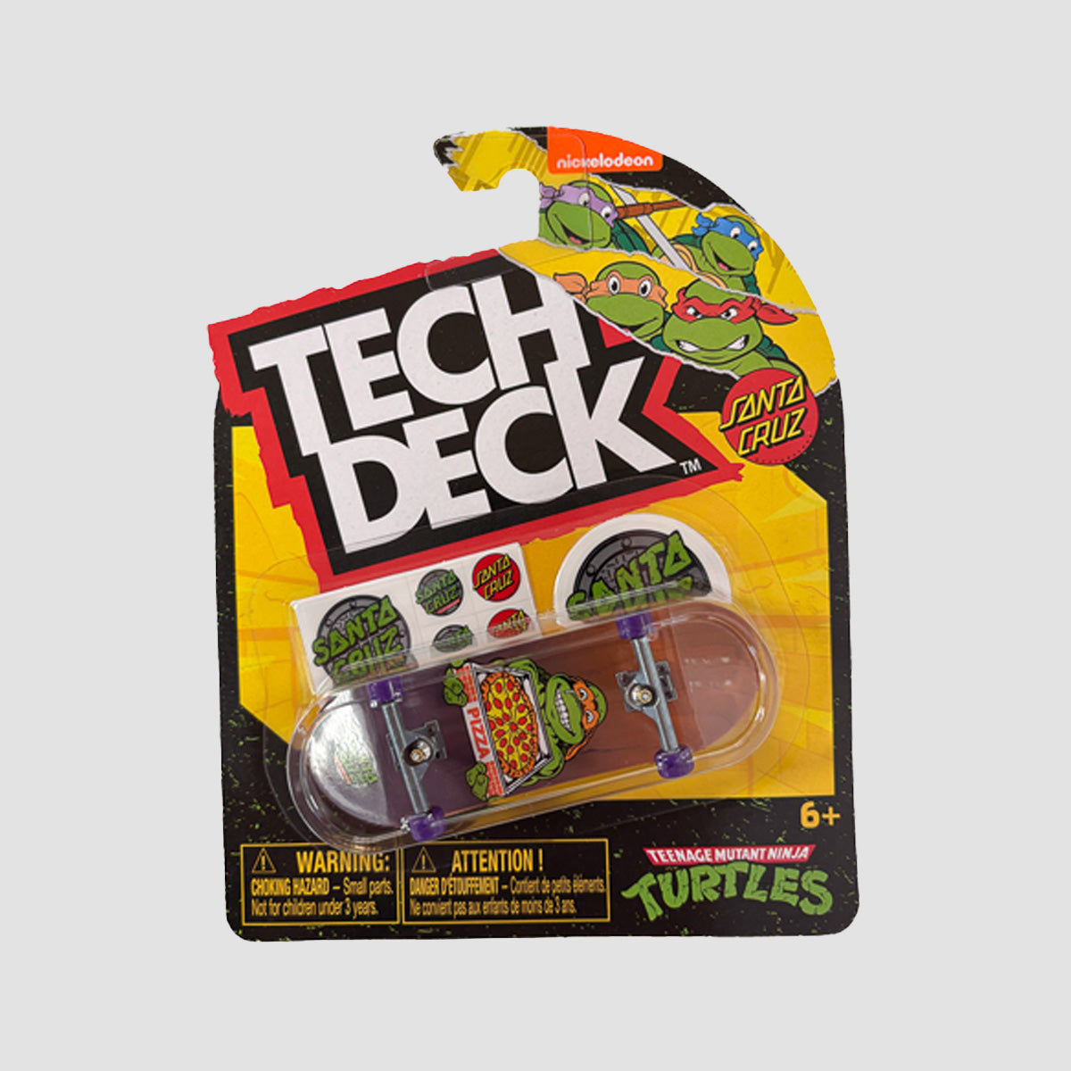 Tech Deck 96mm (M52) Fingerboard - Random Santa Cruz X TMNT