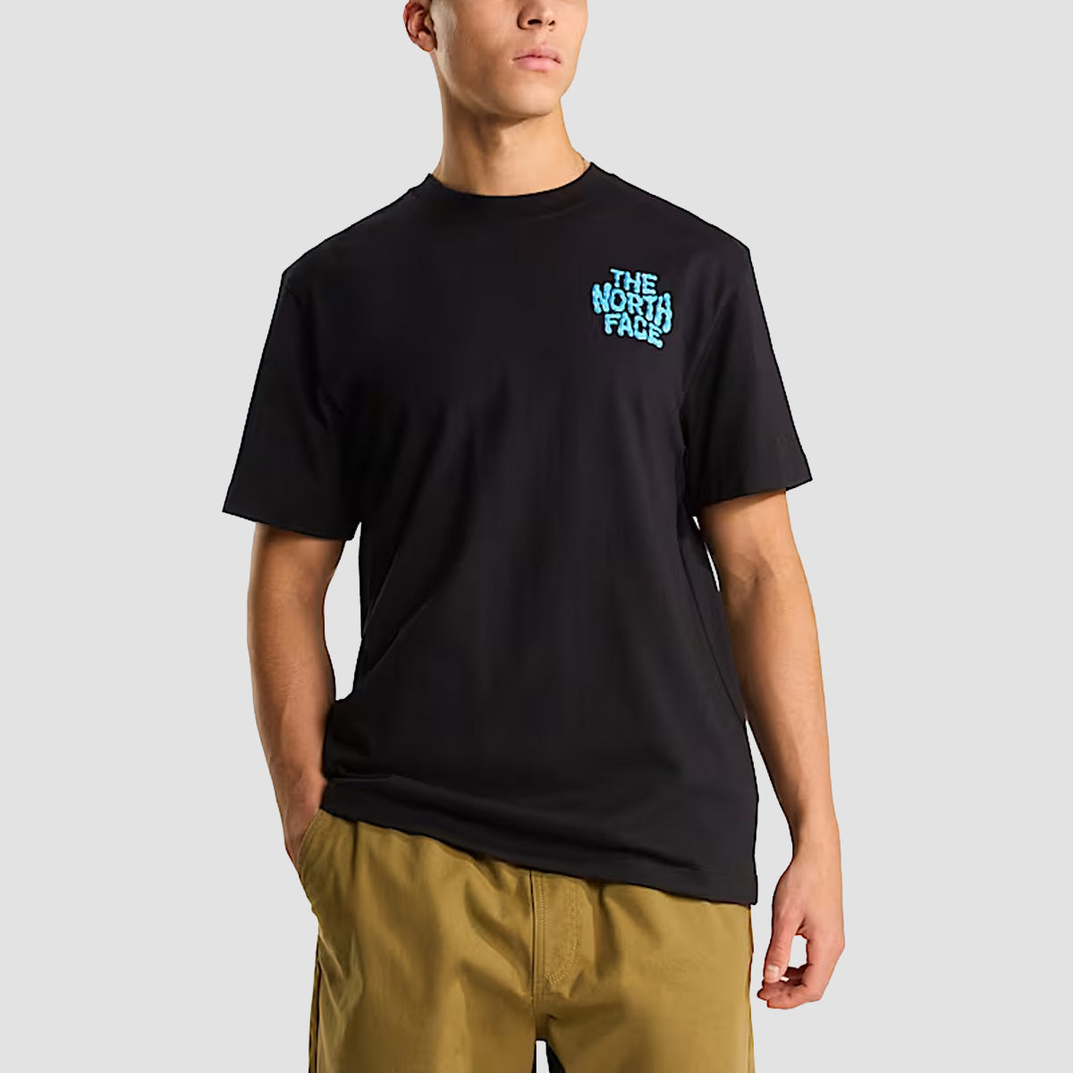 The North Face Drip Logo Relaxed T-Shirt TNF Black