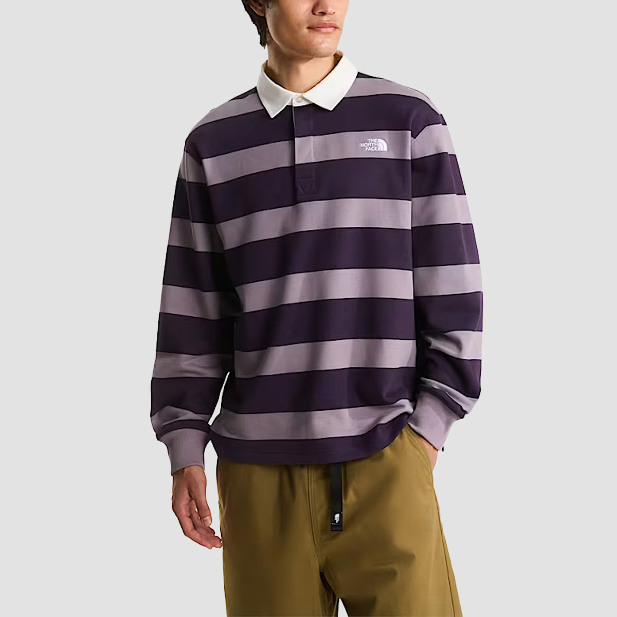 The North Face Unisex Rugby Polo Sweatshirt Transcendent Grey/Endle