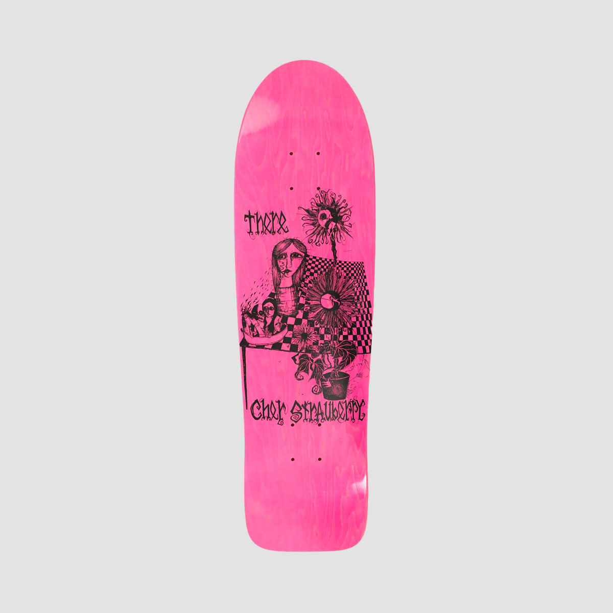 There World In An Ashtray Cher Strauberry Skateboard Deck - 8.67"