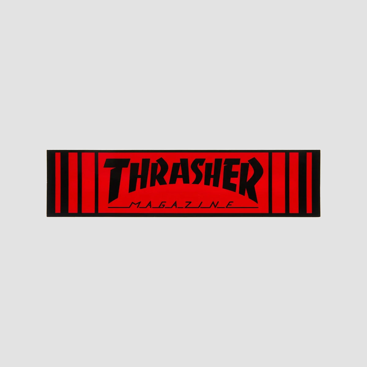 Thrasher Bar Sticker Red 200x50mm