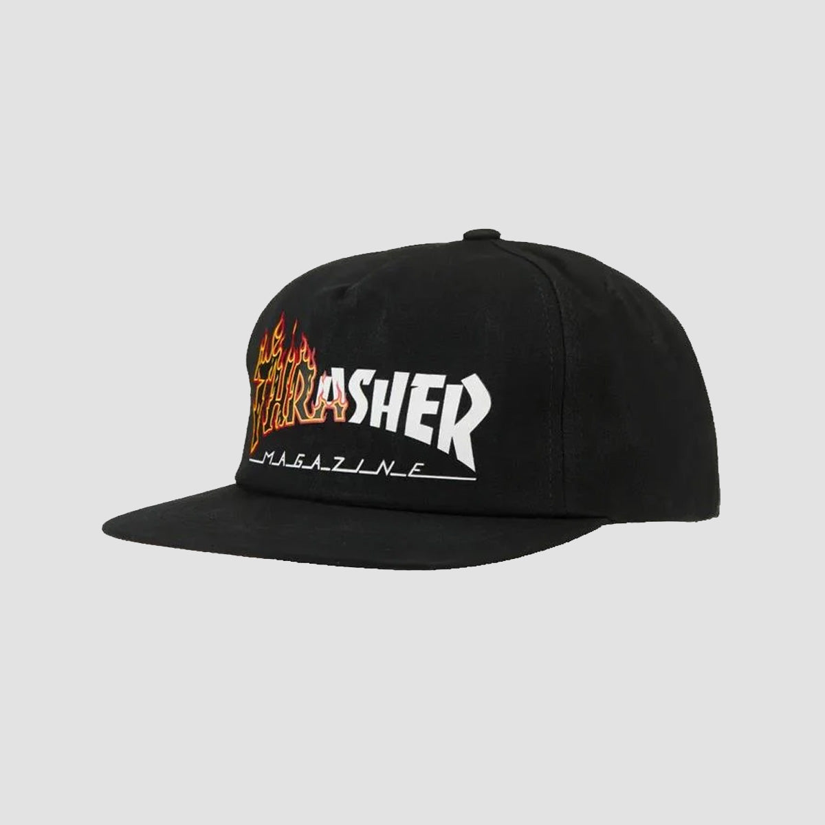 Thrasher Ignite Snapback Cap Black