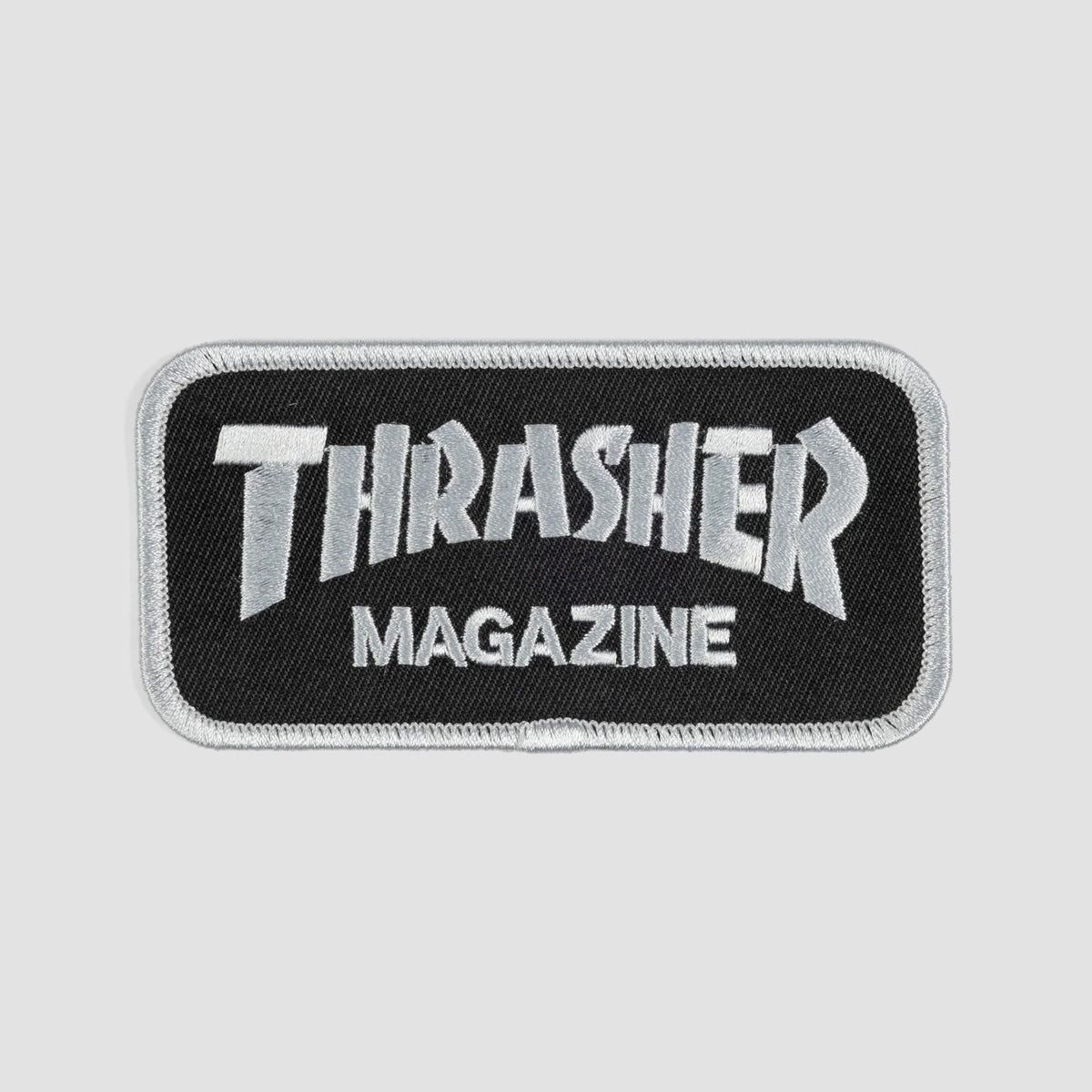 Thrasher Magazine Logo Patch Black/Grey