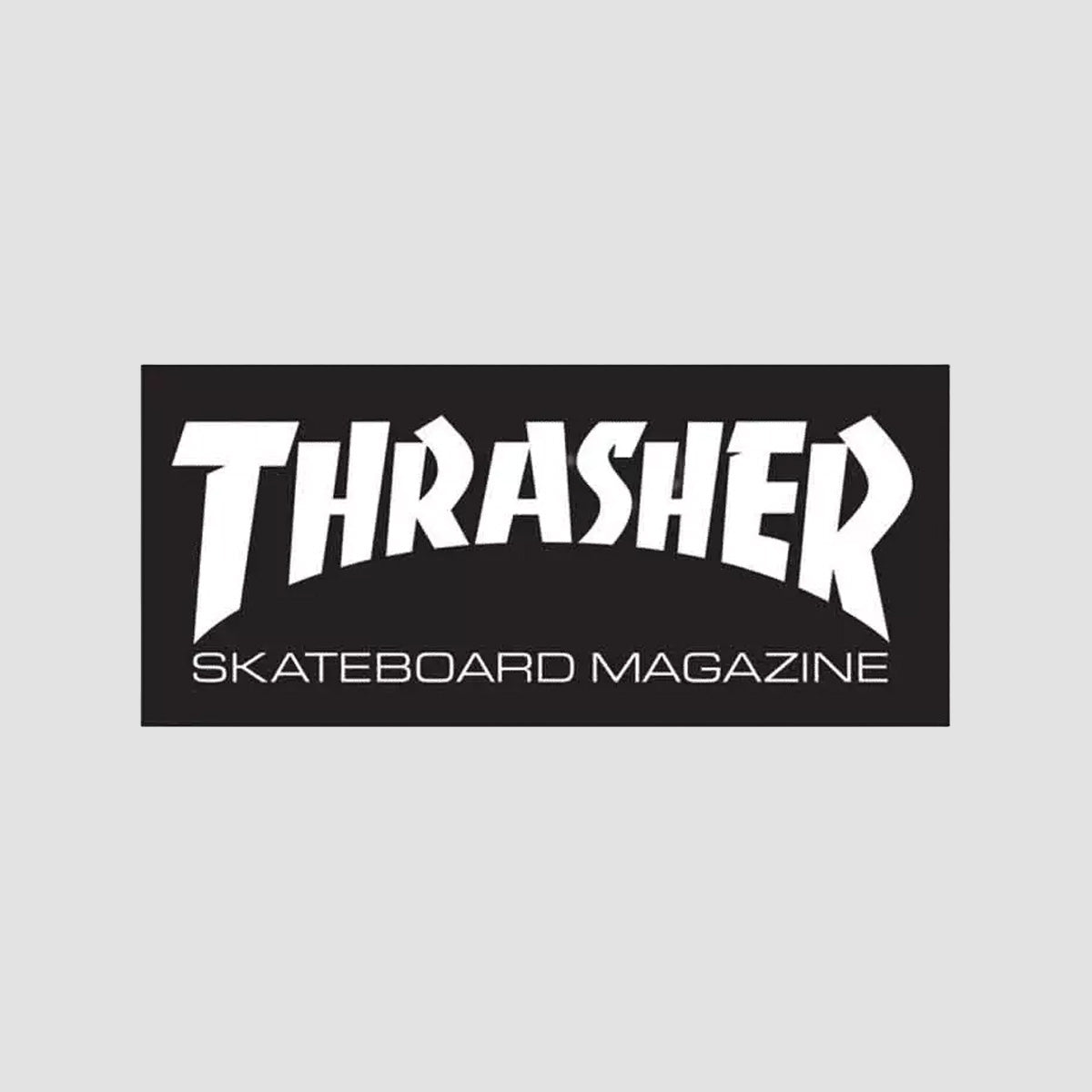 Thrasher Skate Mag Logo Small Sticker Black/White 95x40mm