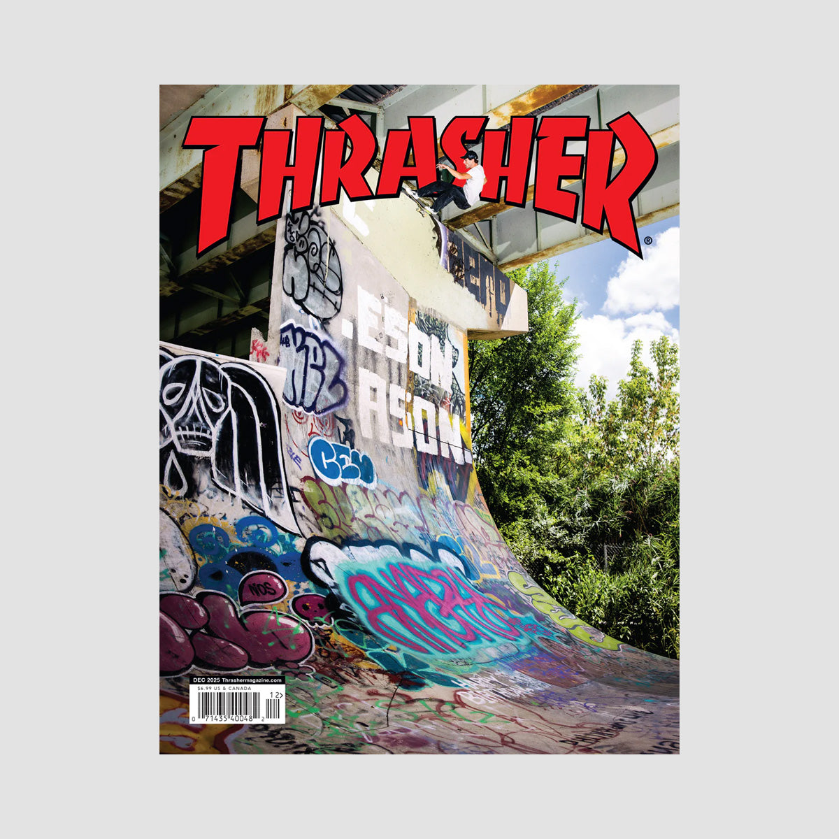 Thrasher Skateboard Magazine December 2025