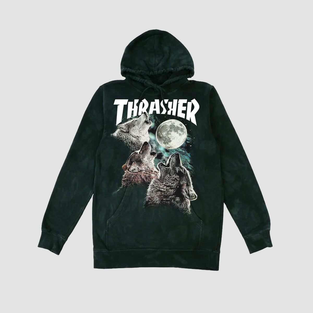 Thrasher Wolves Pullover Hoodie Black