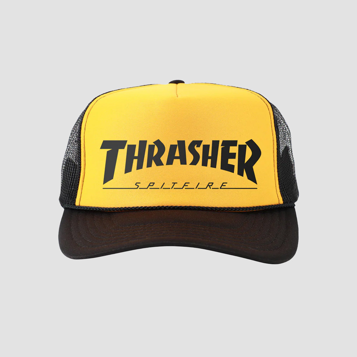 Thrasher X Spitfire Trucker Cap Black/Gold