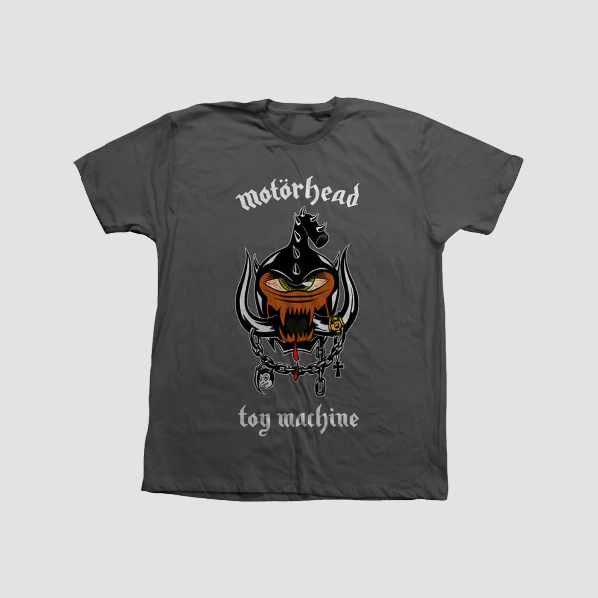 Toy Machine X Motorhead T-Shirt Charcoal