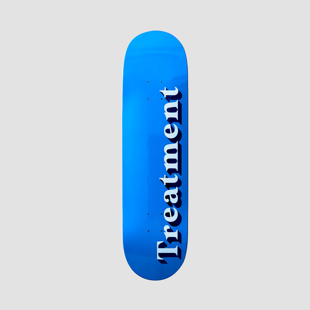 Treatment Logo Skateboard Deck Blue - 8.25"