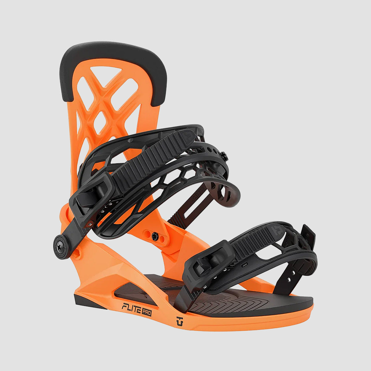 Union Flite Pro Snowboard Bindings Orange
