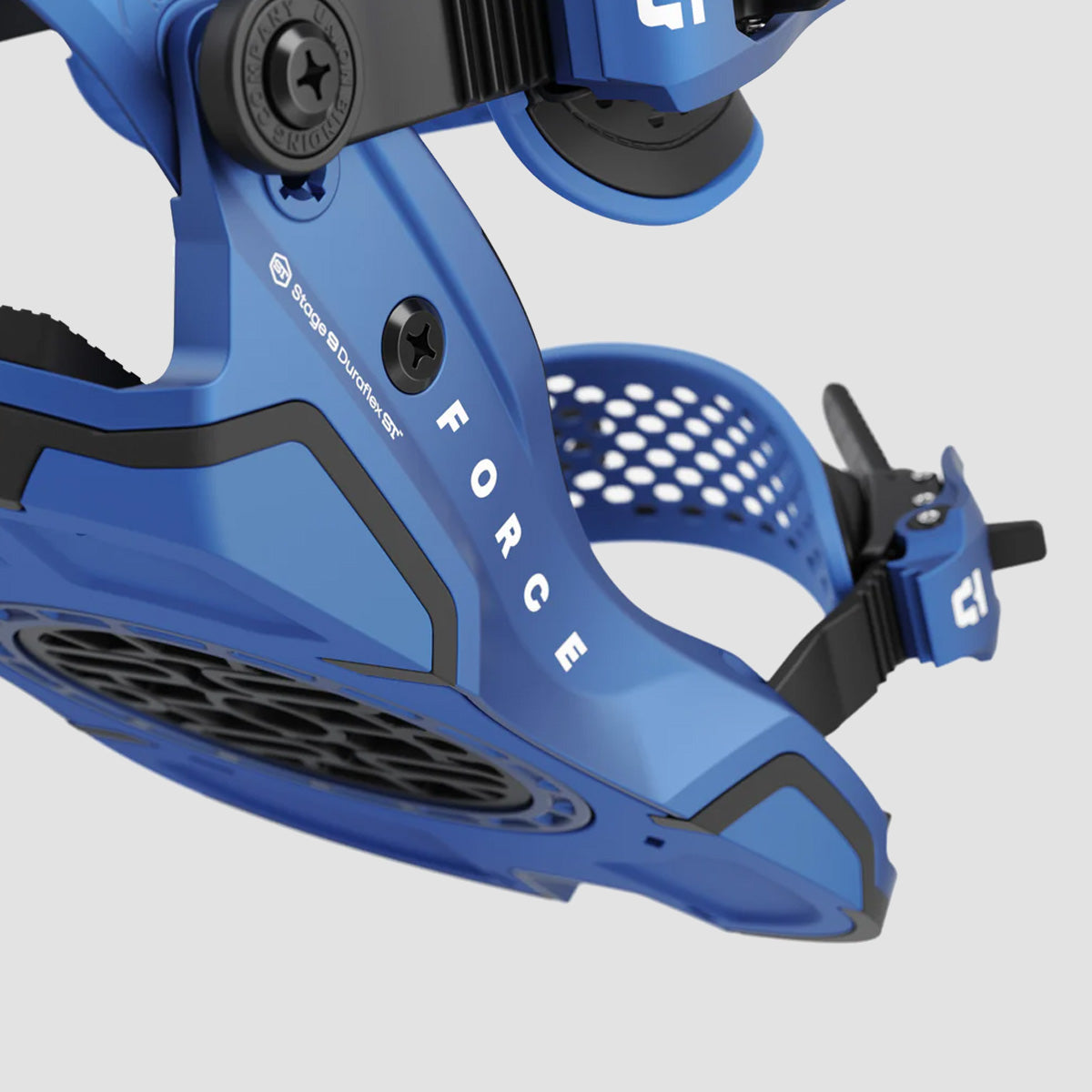 Union Force 2025 Snowboard Bindings Metallic Blue