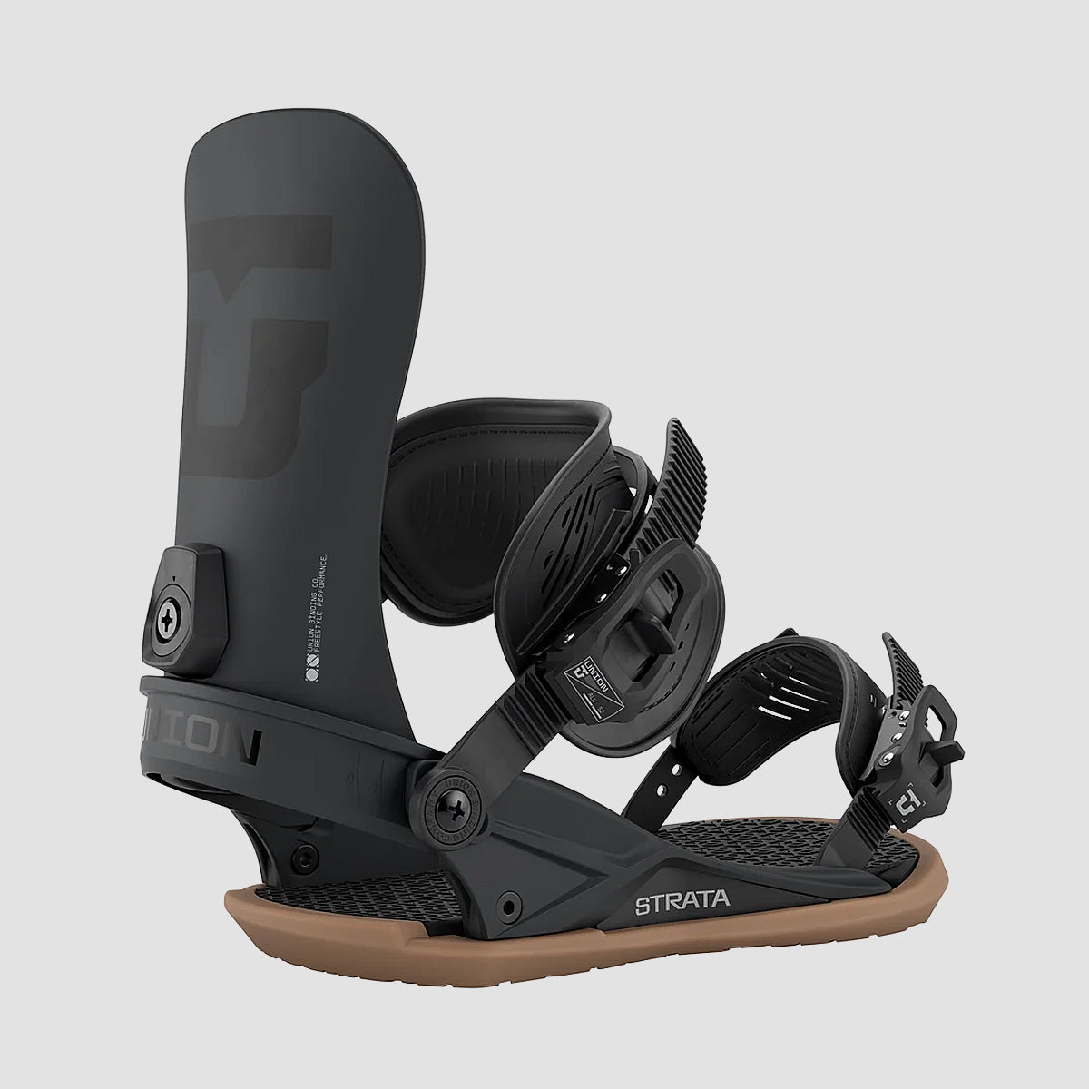 Union Strata Snowboard Bindings Black