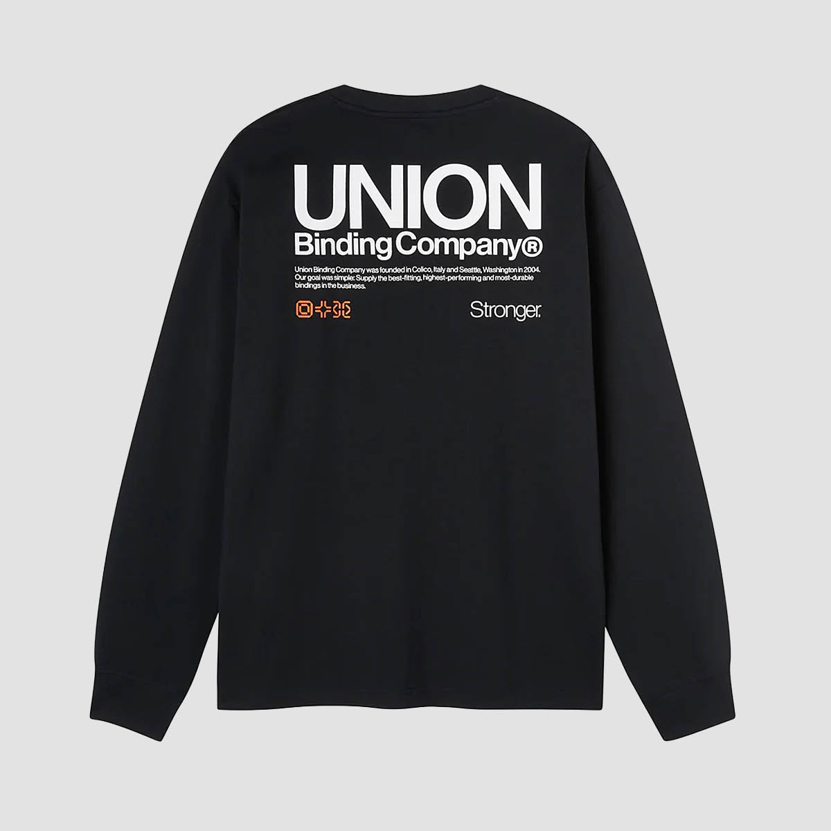 Union Stronger Longsleeve T-Shirt Black