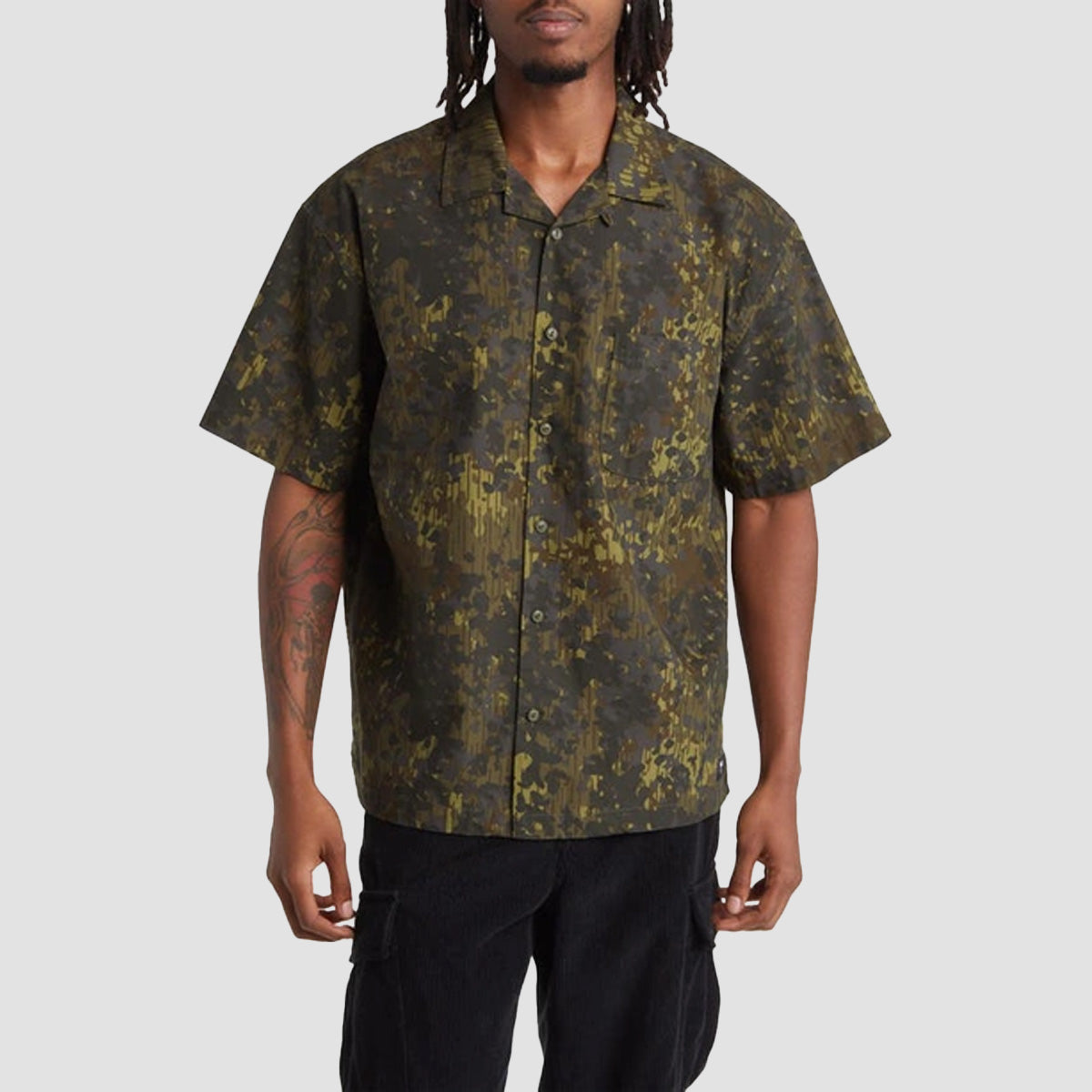 Vans Bishop Short Sleeve Shirt Grape Leaf/Loden Green