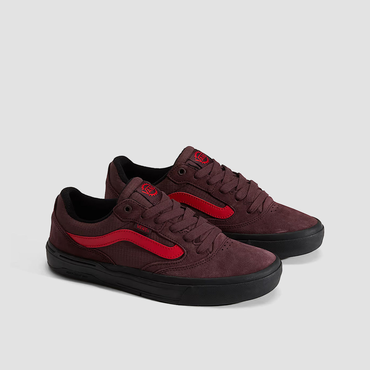 Vans BMX Proof Wafflecup Shoes - Brown/Rio Red/Black
