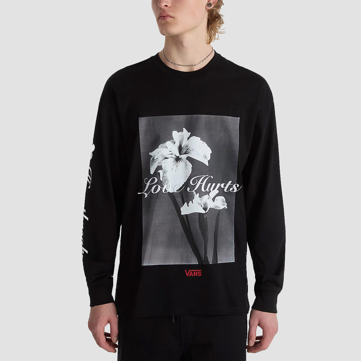 Vans Broken Orchid Longsleeve T-Shirt Black